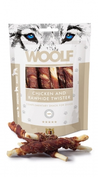 Woolf Snack - chicken and rawhide twister