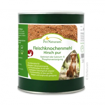 PerNaturam® Fleischknochenmehl Hirsch pur