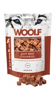 Woolf Snack - beef chunkies