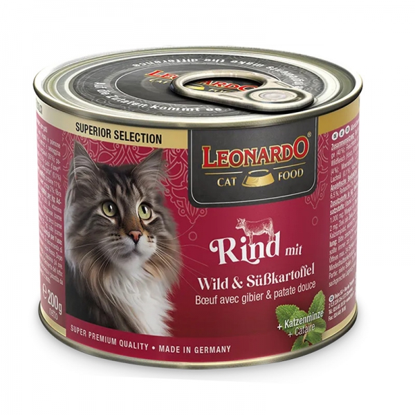 LEONARDO® - Rind mit Wild & Süßkartoffel (Dose)